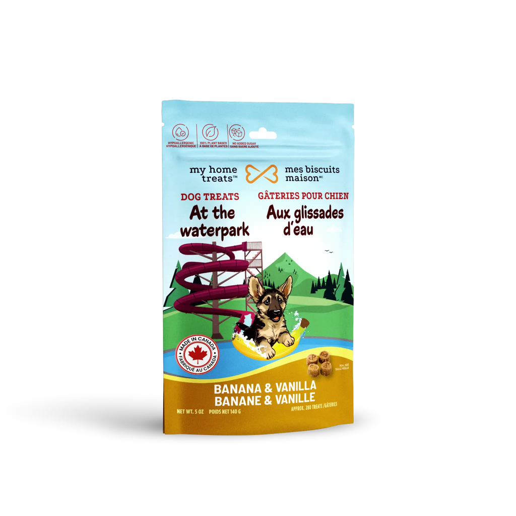 gâterie pour chien à la banane et vanille - 140g