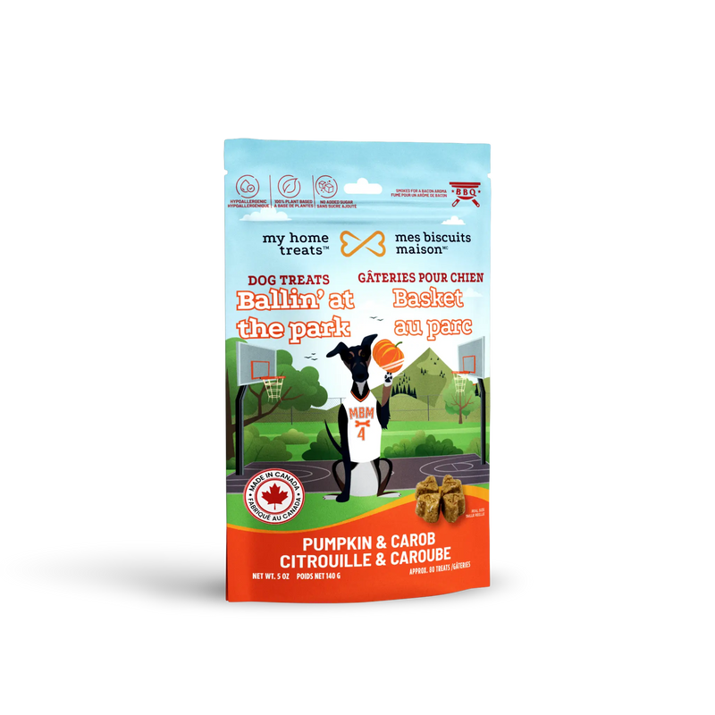 gâterie pour chien à la citrouille et au caroube - 140g