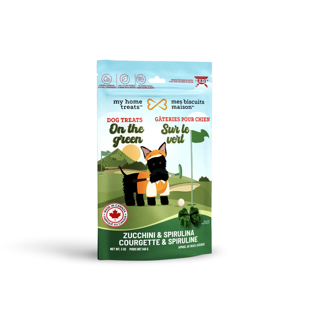 gâterie pour chien à la courgette et à la spiruline - 140g