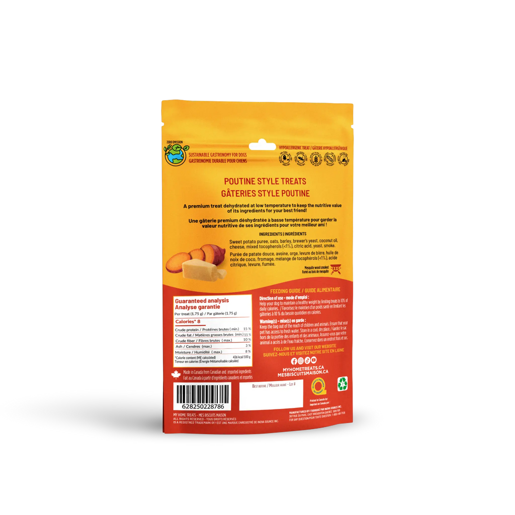 gâterie pour chien à la patate douce et au fromage - 140g
