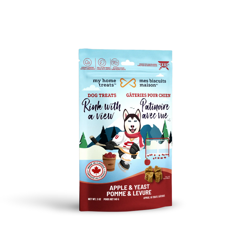 gâterie pour chien aux pommes et à la levure nutritionnelle - 140g