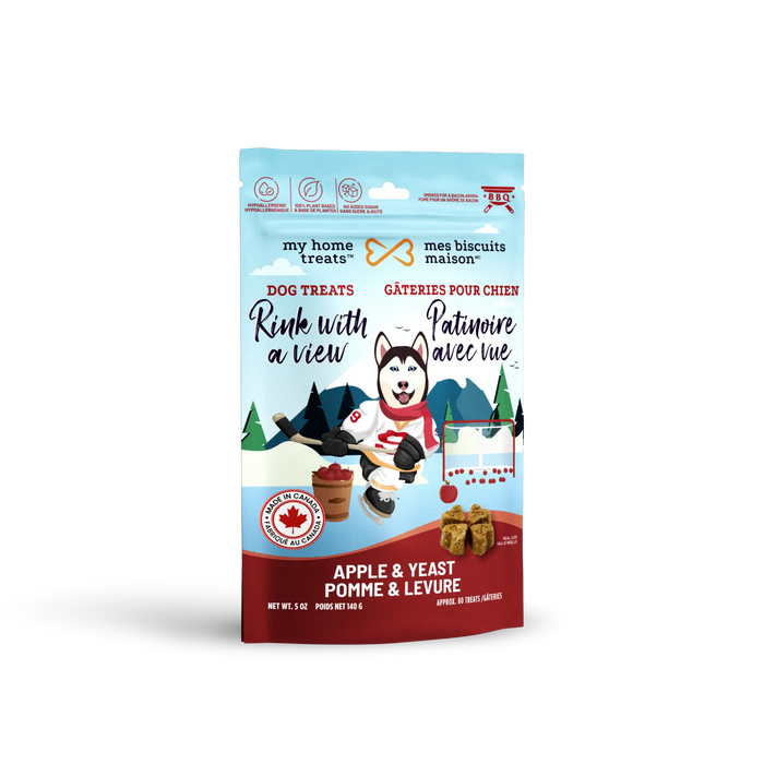 gâterie pour chien aux pommes et à la levure nutritionnelle - 140g