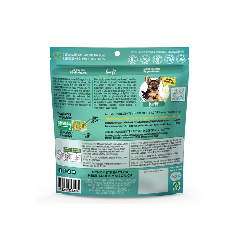 supplément oméga-3 pour chien - Santé articulaire et pelage