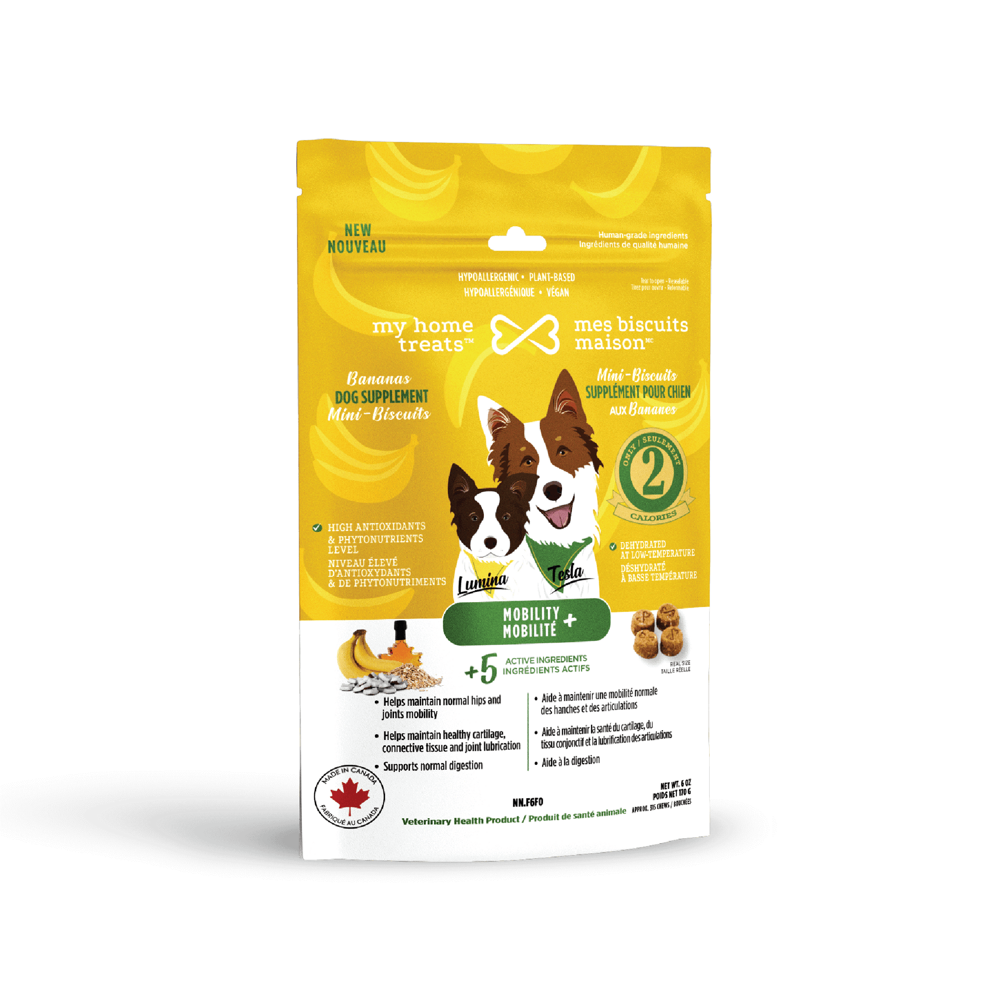 Hypoallergenic healthy supplements for dogs my home treats mes biscuits maison my home treats